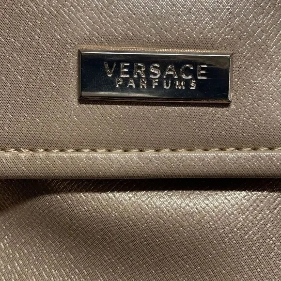 Versace makeup/ perfume baggie. Rose gold - Picture 2 of 7